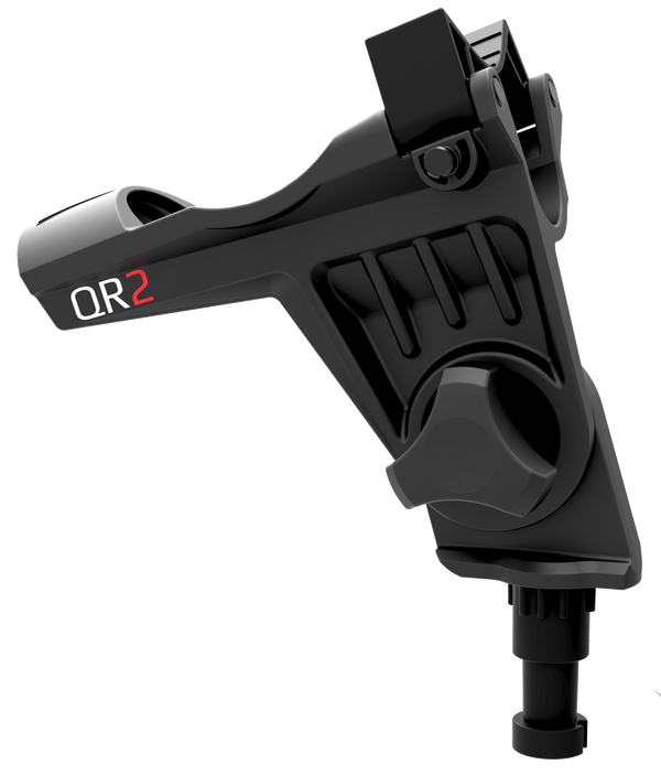 stealth fishing rod holder QR-2 with Universal Rail Mount QR2 Rod Holders - Stealth