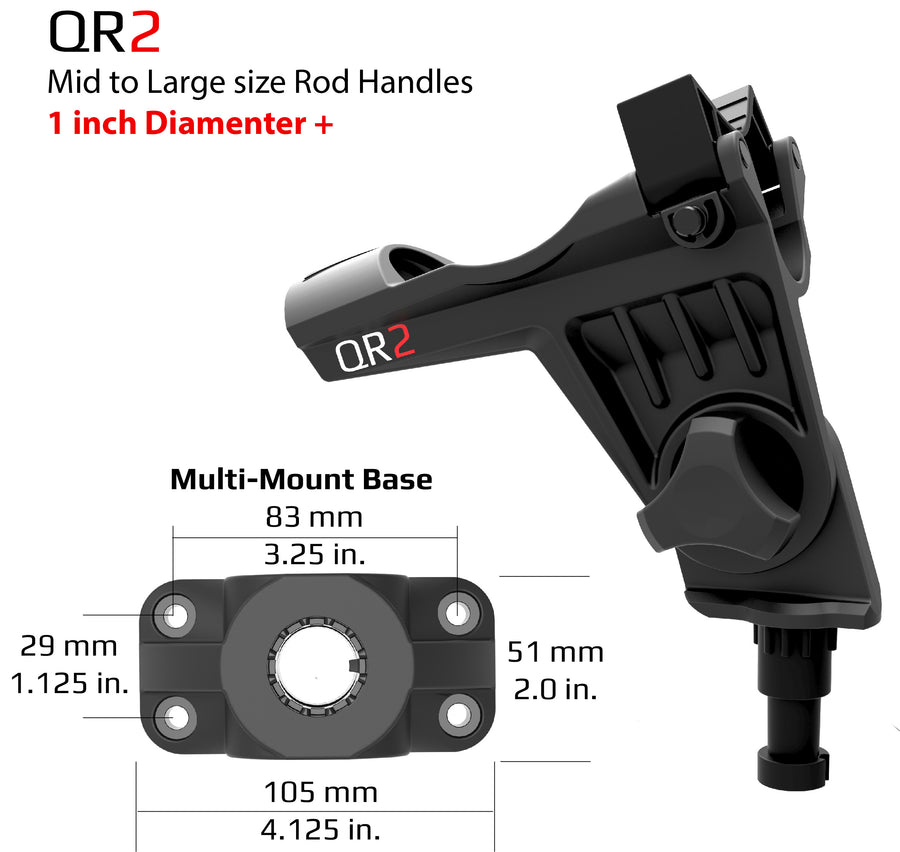 QR-2 Twin Pack - with Multi-Mount bases